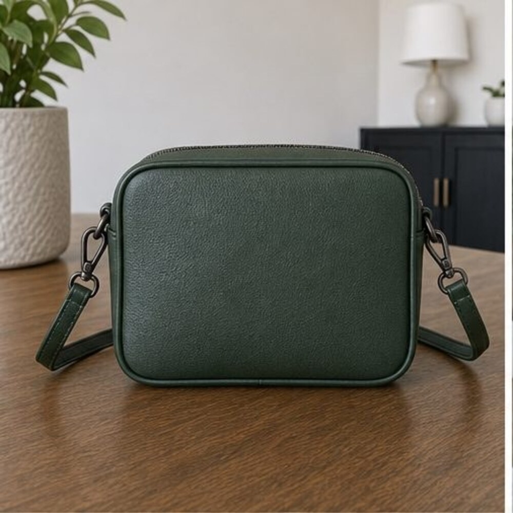 Sand Suede Crossbody Bag
